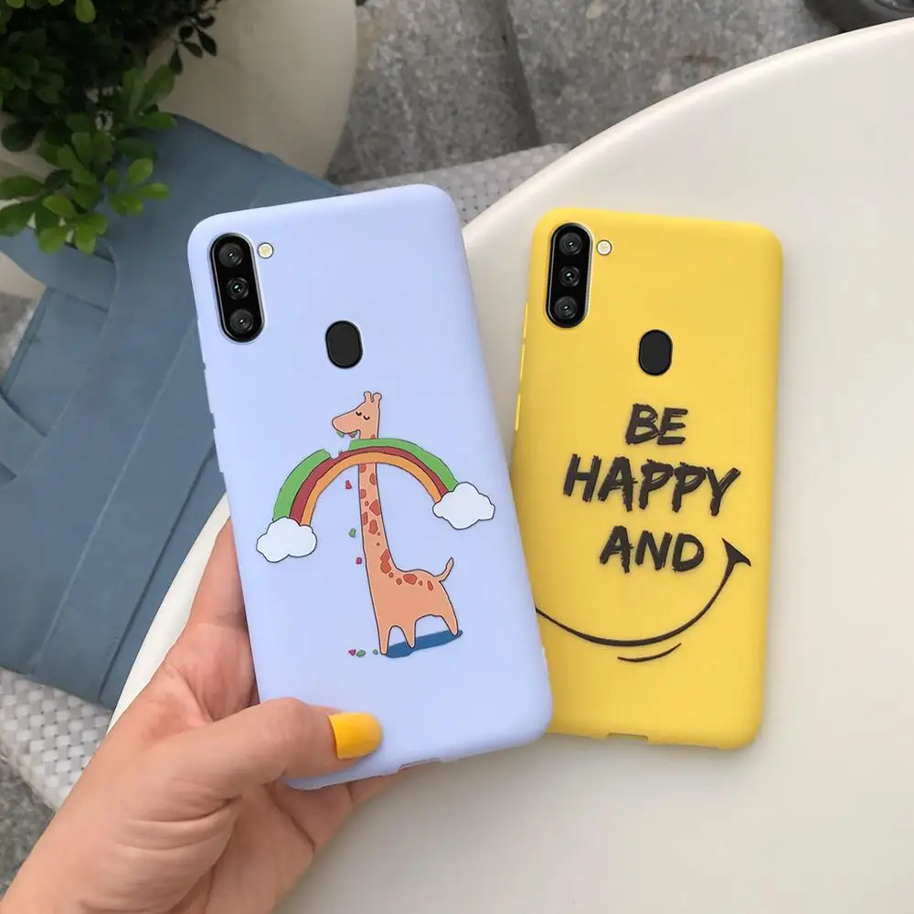 Shockproof Cartoon Silicone Phone Case For Samsung Galaxy A11 A 11 SM-A115F/DS 6.4
