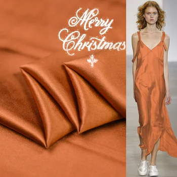 

true color walking quality elastic satin fabric, mulberry silk mm