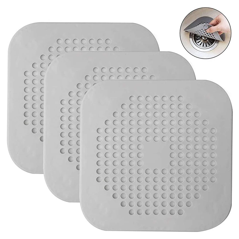 Tapón de silicona para fregadero de cocina, accesorio de baño, colador de bañera, filtro de desagüe