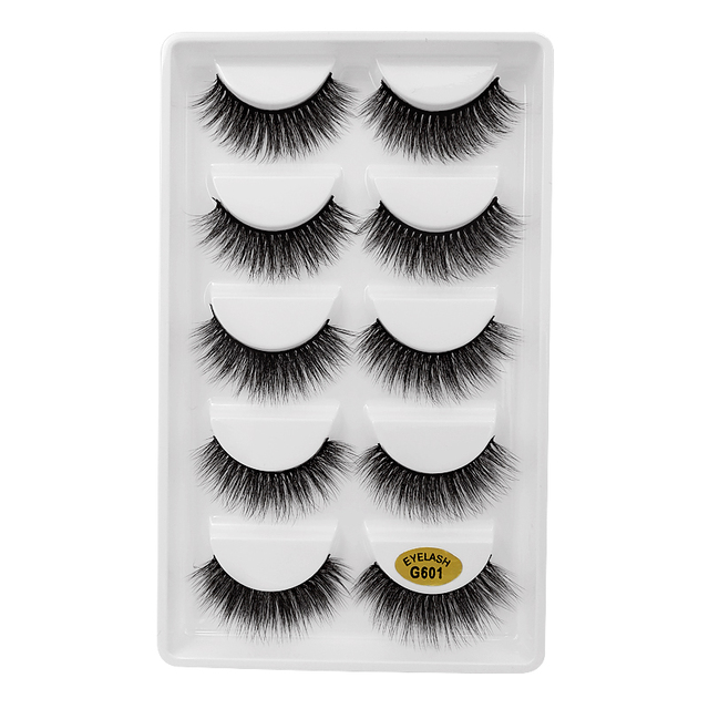 Pair 3D Mink Lashes Natural Eyelash Dramatic False Eyelashes Faux Cils Makeup Wholesale Fake Eyelash Extension maquiagem