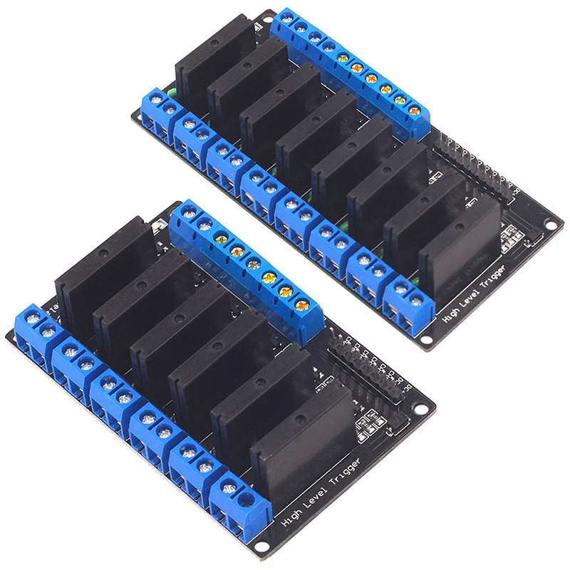 6 8 Channel 5v Dc Relay Module Solid State High Level Ssr Avr Dsp For ...
