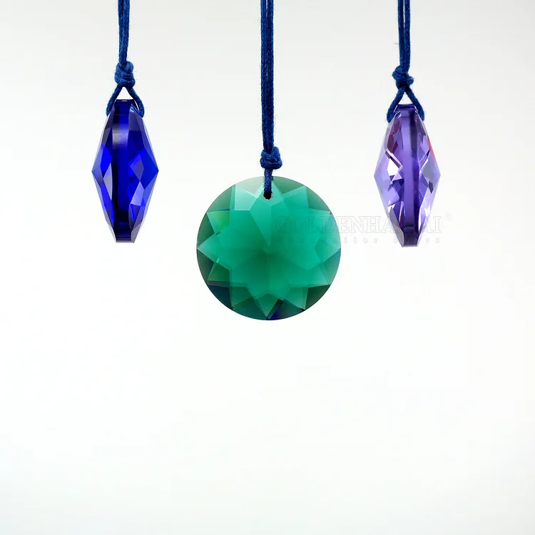 Colorful Mandala Crystal Chandelier, Pendant Accessories, Flycatcher, Rainbow Maker, Prism Pendant, Crystal Sunflower, 30mm