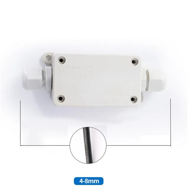 Scatola Di Giunzione Impermeabile IP68, Connettori Per Cavi Elettrici Esterni A 4 Vie Connettore Per Cavo Esterno PG9 Connettore Per Cavo Di Diametro 4 Mm -15 Mm - Foto 7