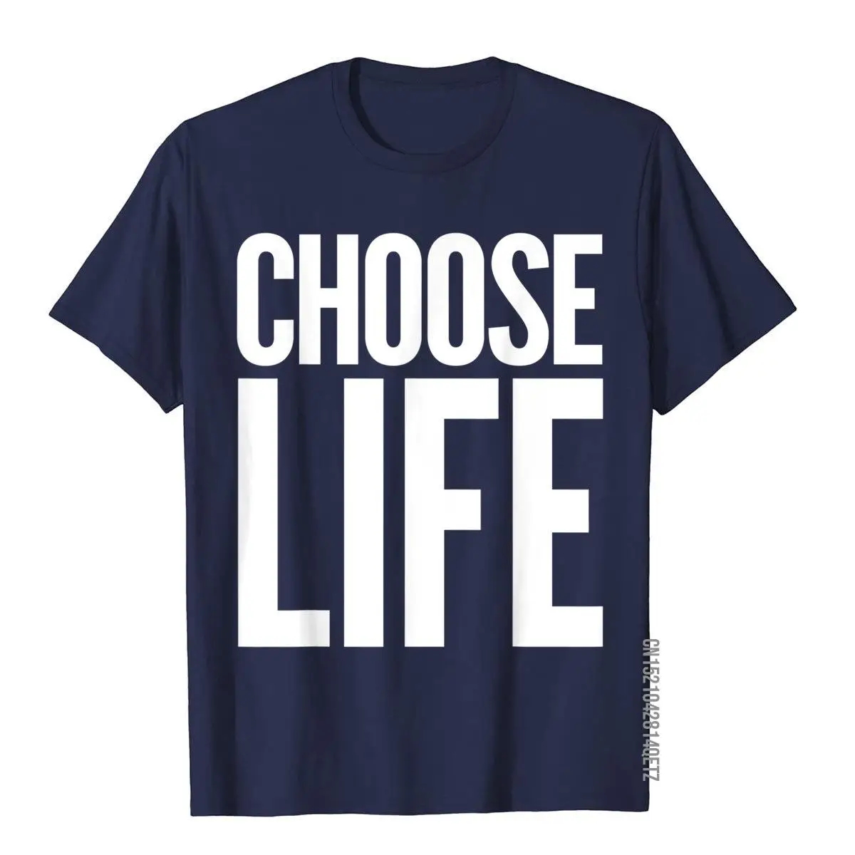 Choose Life Vintage Retro 80s Funny T-Shirt__B10756navy
