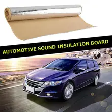 Алюминиевый автомобильный Теплоизоляционный звукоизоляционный коврик глушитель коврик Универсальный водонепроницаемый огнестойкий сильная звукоизоляция