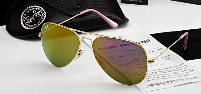 Солнцезащитные очки-авиаторы RayBan RB3026, Классические поляризованные солнцезащитные очки для мужчин и женщин, Ретро стиль, RayBan, для мужчин/женщин, защита от уф400 лучей