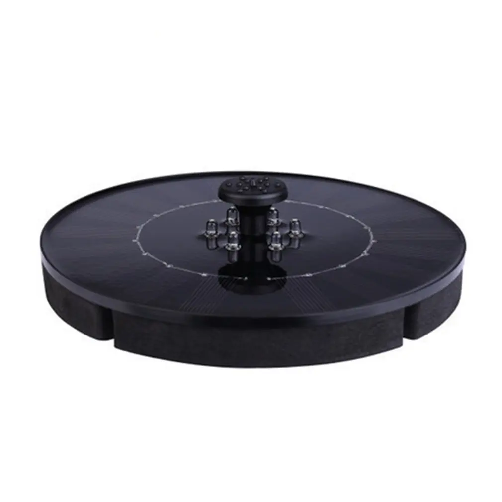 Цветной мини-фонтан на солнечной батарее с 6 лампочками пруд водопад уличный