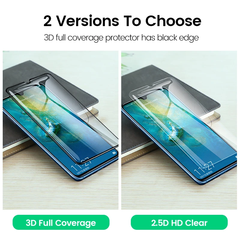 Ugreen защитное стекло 3D полное покрытие Защитная пленка для экрана Huawei P30 P20 Pro Mate 30 20