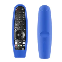 Caso protetor durável macio controle remoto capa protetora luva de proteção de silicone luminoso para lg AN-MR600/mr650/mr18ba