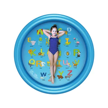 

170cm kids pet outdoor lawn play water mat inflatable games beach pad spray sprinkle summer outdoor party toys