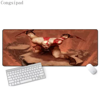 

Congsipad hot video game God of War Kratos Mousepads cool pc computer gaming mouse pad large xxl big table play gamer micemat