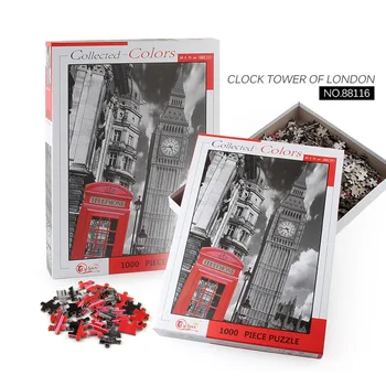 

Puzzle 1000 Pieces Adult Puzzle London Clock Tower Parper Puzzles adulto Educational Toys 1000 Pieces Puzzle 3d Antistress Toys