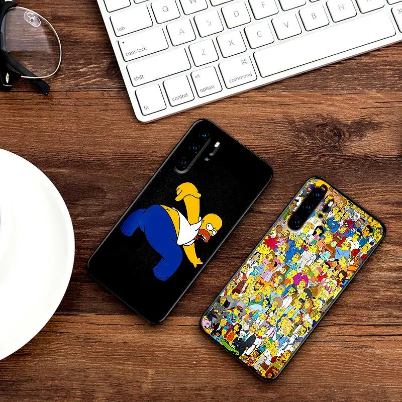 Сверхкованые и очаровательные Симпсоны Мягкий силикон для huawei P30 Lite Pro P Smart P8 P9 P10 P20 TPU