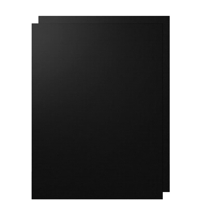 Black 2pcs Антипригарные кухонные инструменты легко очищенный коврик для гриля термостойкий Коврик для выпечки 2 шт./компл. барбекю, гриль покрытие для готовки популярный тефлон - Цвет: Black 2pcs