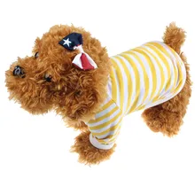 Летняя Милая жилетка для питомцев, щенков, маленьких собак, кошек, футболка, одежда