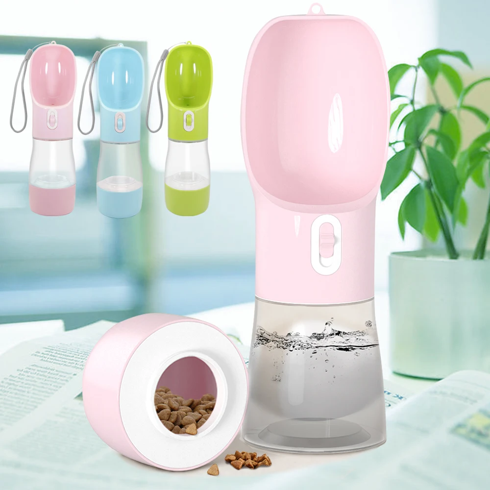 Портативная бутылка для воды собак чаша питьевой щенков и кошек кормушка