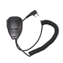 Радио Ручной микрофон динамик микрофон для рации UV-5R портативный двухстороннее радио Pofung BaofengUV-5R BF-888S аксессуары