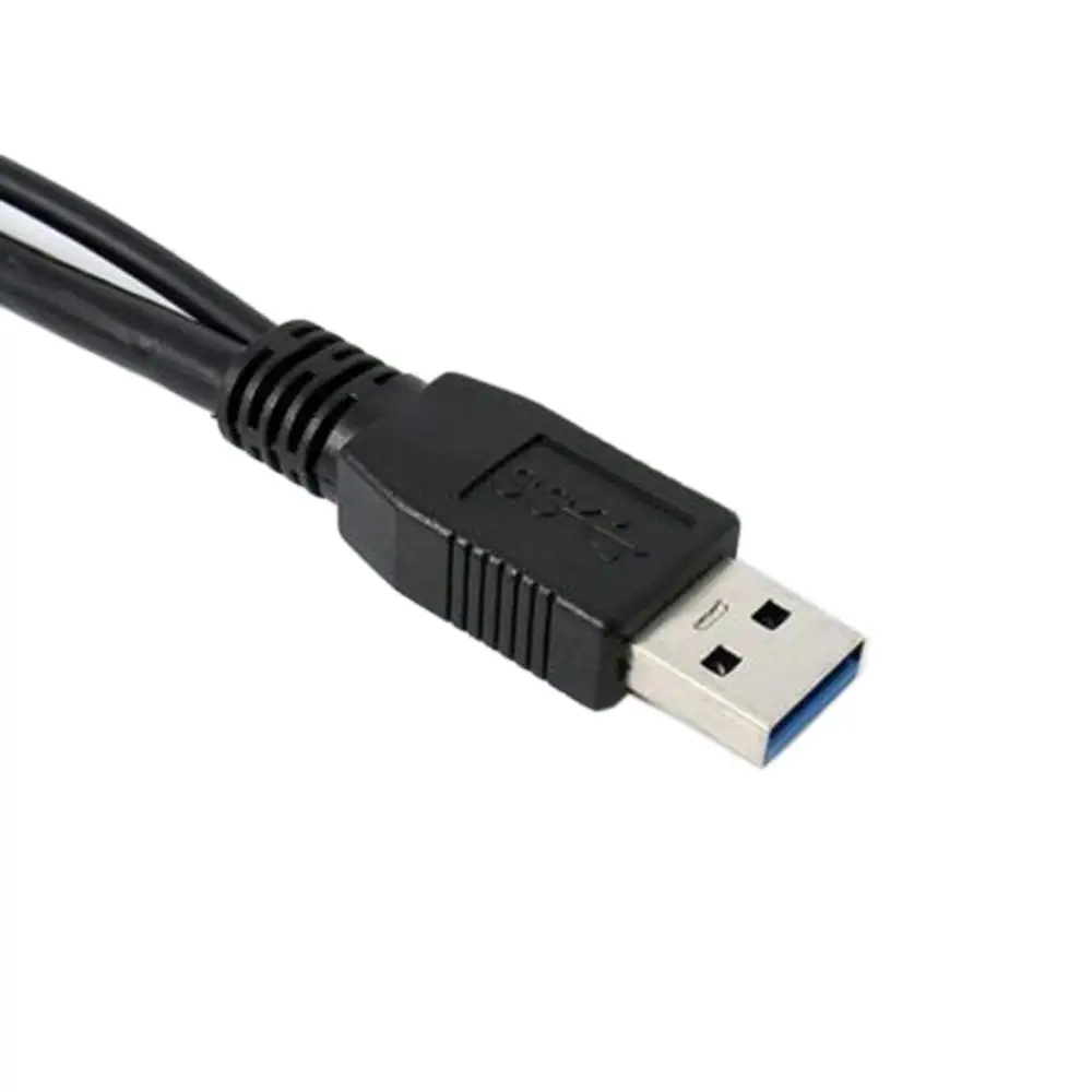 Двойной USB 3 0 A Male to Micro B + источник питания Y кабель для 2 5 дюймового жесткого диска