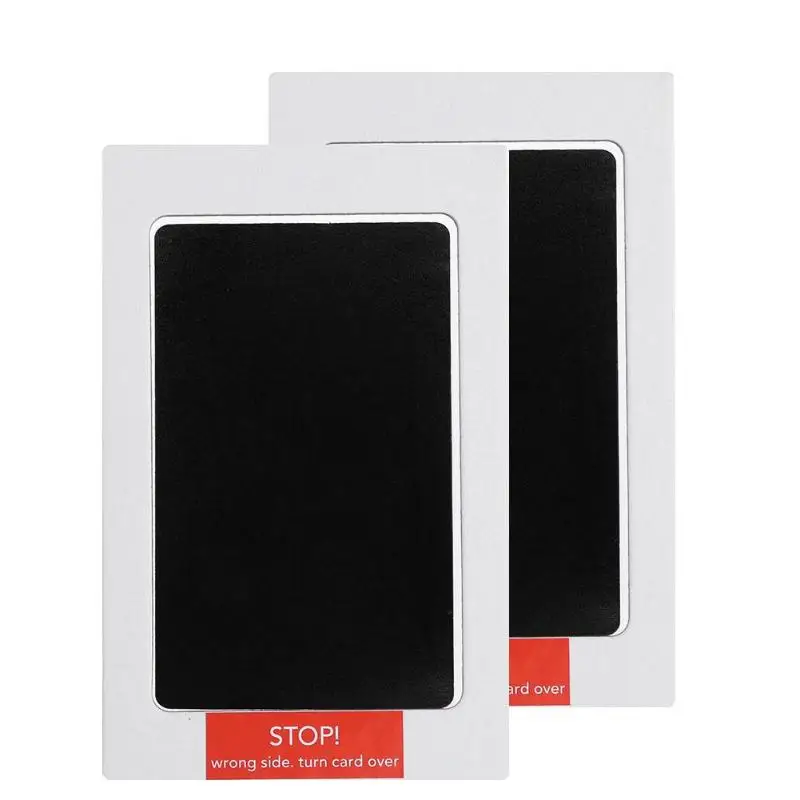 2Pcs Новорожденный отпечаток руки Inkpad водяной знак Младенцы сувениры литье глиняные игрушки подарки чистая и настоящая печать долгосрочное сохранение - Цвет: 2Pcs