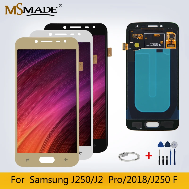 ЖК-дисплей для Samsung Galaxy J2 Pro J250 J250F J250H J250M J250F/DS ЖК-дисплей сенсорный экран дигитайзер сборка части