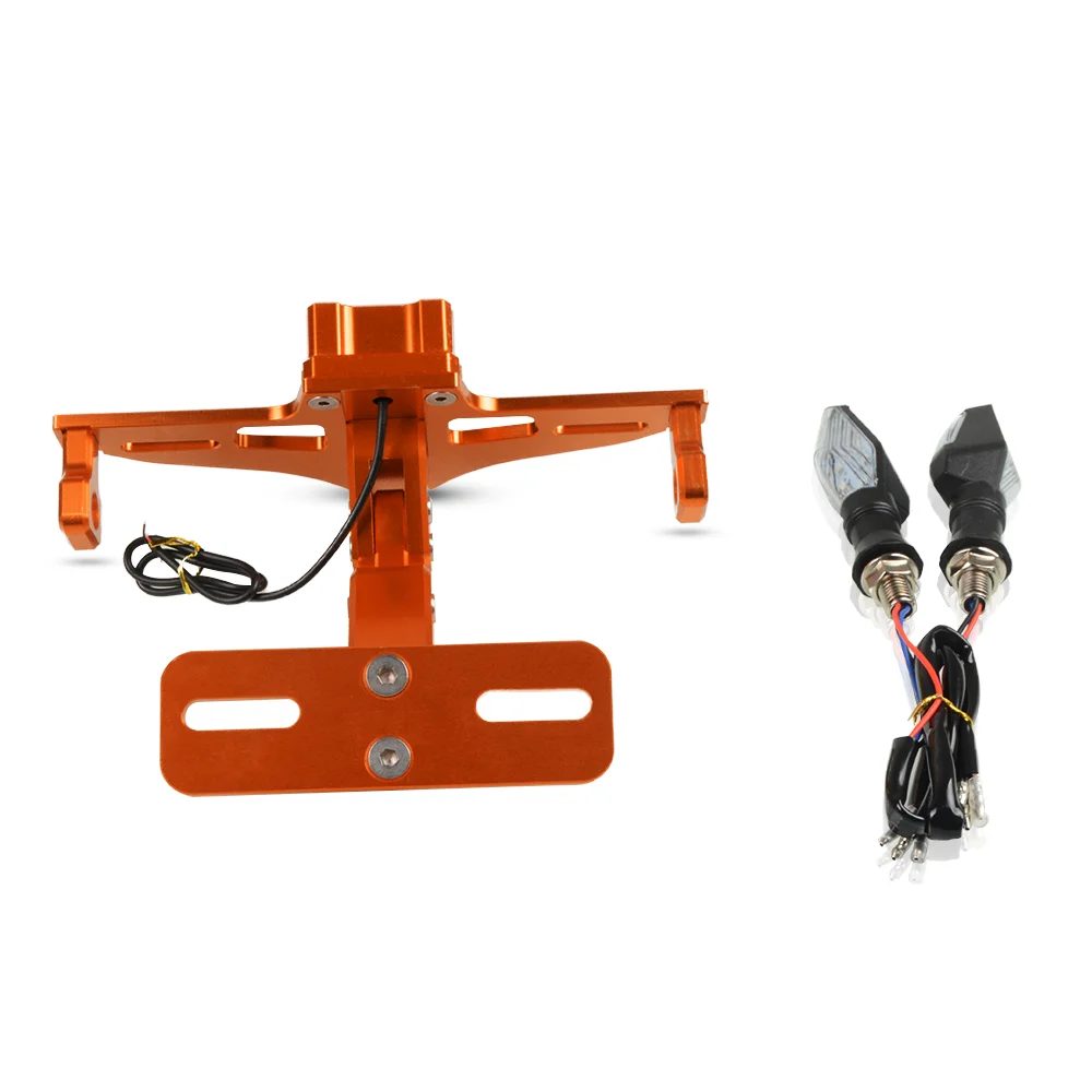 Алюминиевая рама номерного знака с регулируемым углом для RC 125 200 390 690 790 Enduro SMC 950 990
