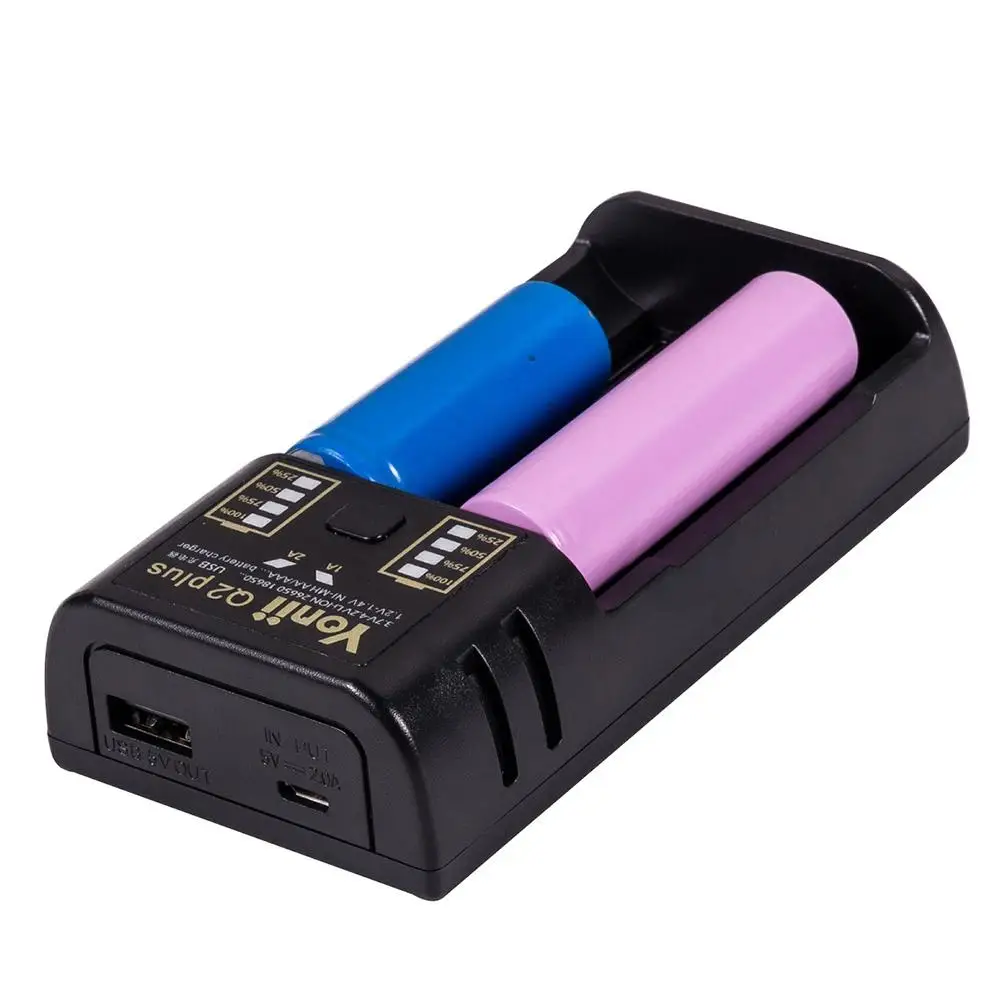 18650 литиевая батарея зарядное устройство NiMH AA Smart 3.7V21700 двойной слот с выходом