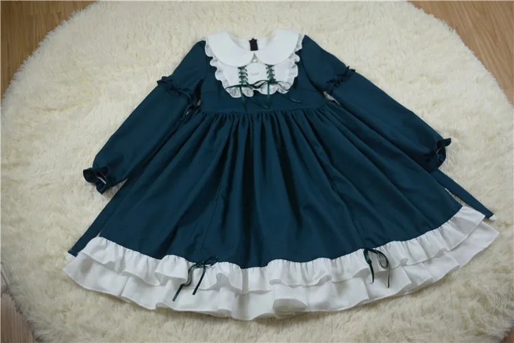 LISM Sweet Lolita Dress Vintage Printing Lace Angel Bowknot High Waist Victorian Kawaii Girl Gothic Op Cos Loli -Zentai shop online H52acfb5fcfb142f4880f05133b207c964.jpg