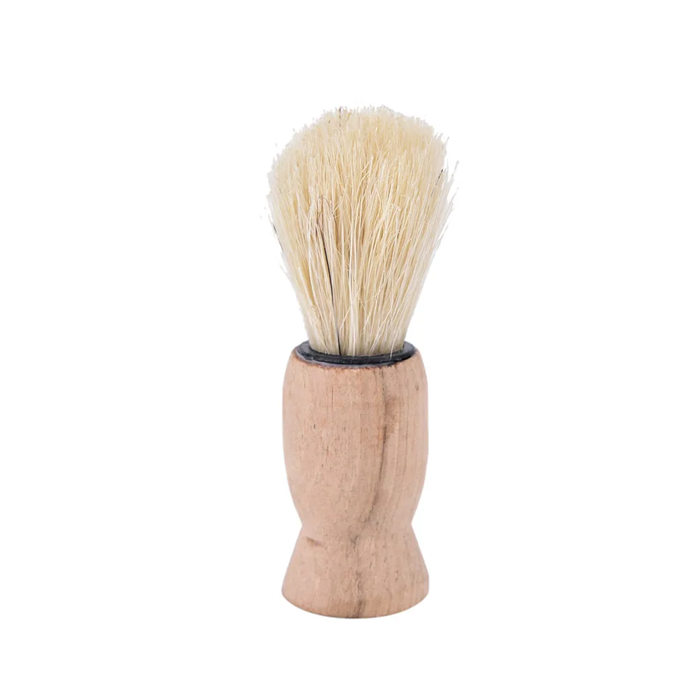 Профессиональная щетка для бритья бороды с деревянной ручкой для мужчин, подарок для отца, инструмент для парикмахера, для салонов