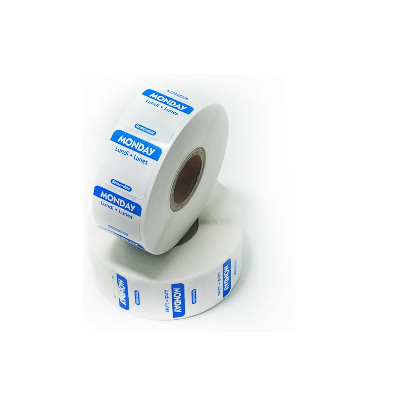 DaySpot HYDS-RL1x1-MONDAY съемный клей Labels" X1" дюймов Дата наклейки для хранения еды вращение, 1000 этикеток/рулон