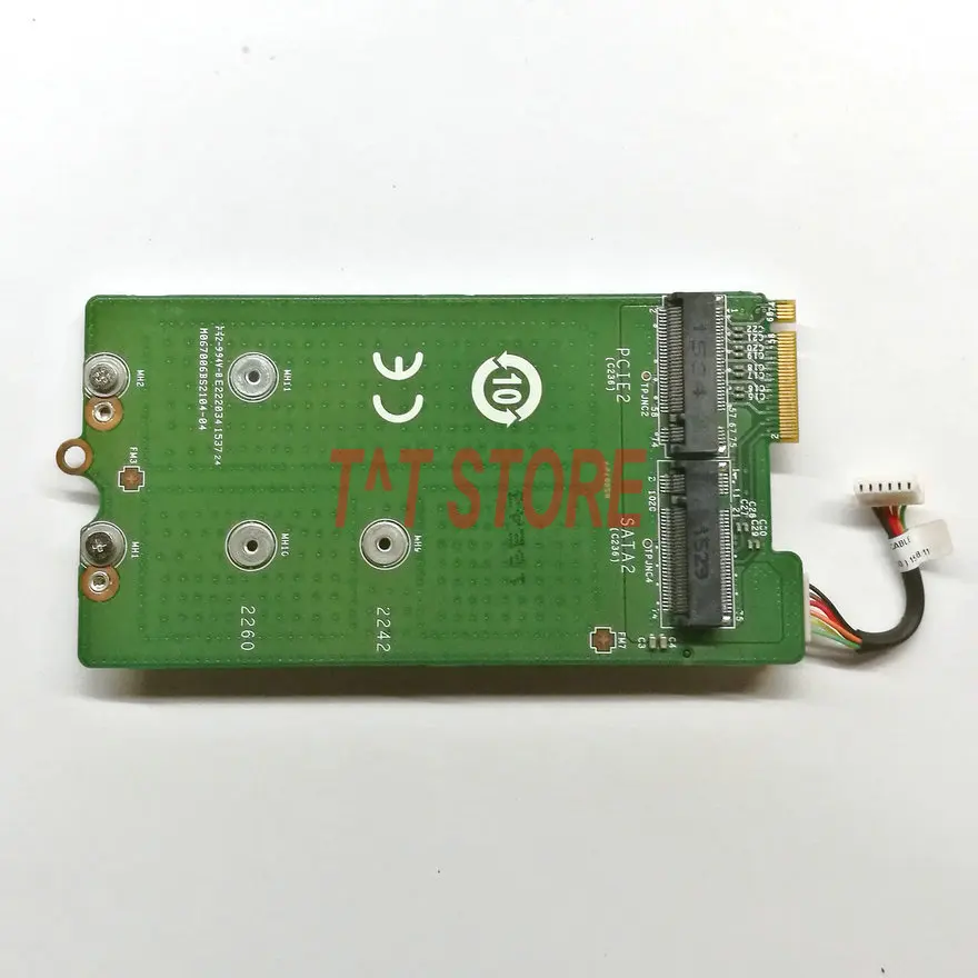  Original FÜR MSI GT72 GT72S 6QE SSD HDD FESTPLATTE interface board MIT KABEL 2 M.2 NVME SATA PORT +