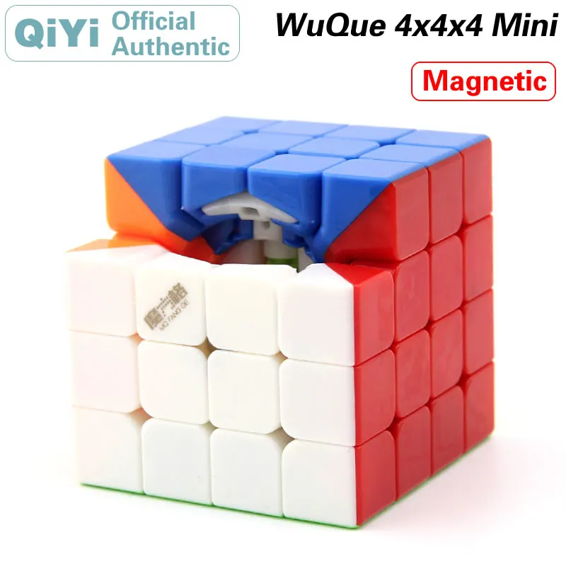 QiYi Магнитный Wuque Mini 4x4x4 магический куб MoFangGe XMD магниты 4x4 скоростные скрученные головоломки Развивающие игрушки для детей