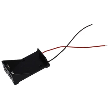 

Single Wired Lead Battery Holder Case Box 9V 6LR61 x1 Model / DIY / Toy / RC