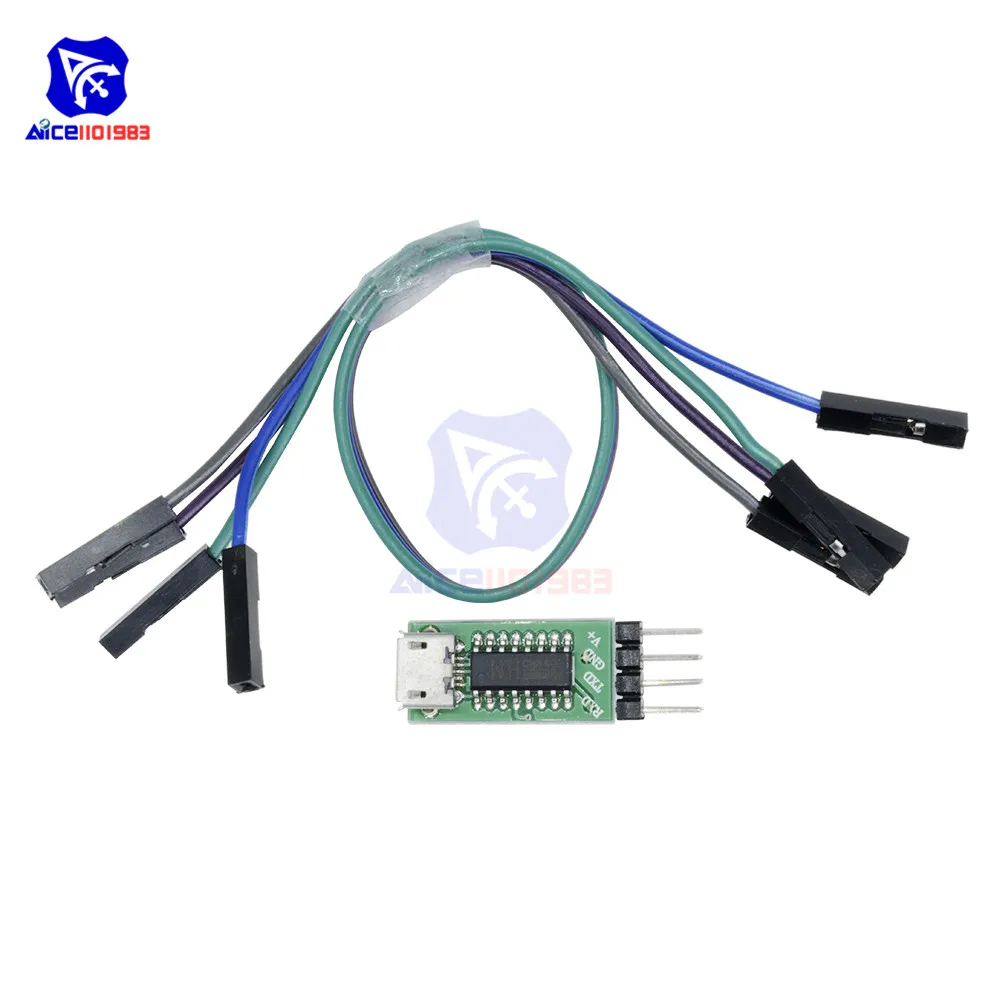 Diymore CH340C Micro USB для TTL последовательный порт ISP модуль загрузки с перемычкой Arduino STM32