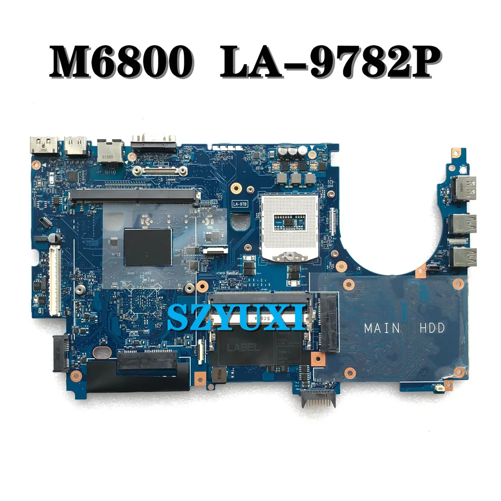 Материнская плата для ноутбука Dell M6800 кабель EDP PGA947 VAR10 LA-9782P 98VVR материнская 100%