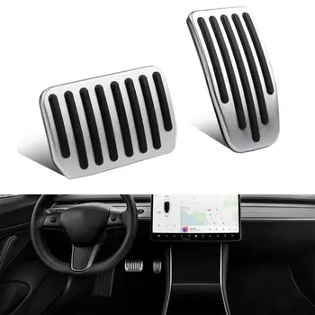 

Foot Pedal For Tesla Model 3 Accelerator Gas Fuel Brake Pedal Rest Pedal Pads