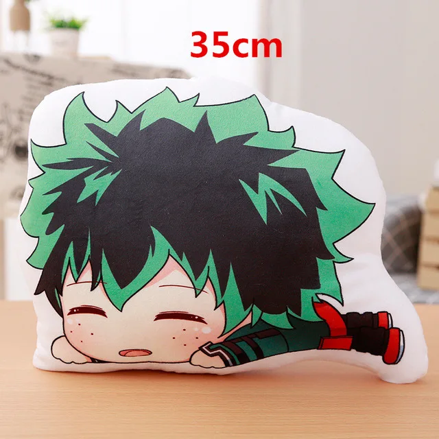 Милые аниме Bakugou катсуки Todoroki Shoto мидория изуку плюшевый Boku No Hero academic Подушка мультяшная игрушка для детей Подарки - Цвет: 35cm pillow