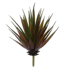 Искусственный лист искусственный цветок растение комнатное растение вечерние сад для дома и улицы с металлическим украшением E65B