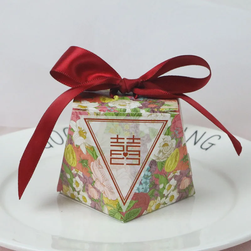Подарочные коробки, украшения для дня рождения, в форме бриллианта, для детского душа, коробка со свадебными сувенирами, коробки, рождественский шоколад коробка для печенья - Цвет: 7