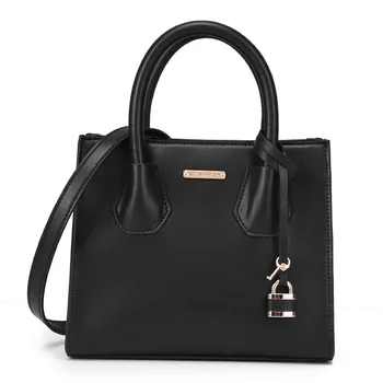 

Women's one-shouldered oblique cross - top cowhide small hand bag
