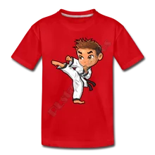 

Karate Cartoon Kids T-Shirt 3D All Over Printed Kids t shirts Boy For Girl Funny Animal Summer Short Sleeve 01