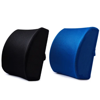

Car Soft Memory Foam Lumbar Support Back Massager Waist Cushion Seat Pillow For Chairs in the Car Waist Cushion Accessories