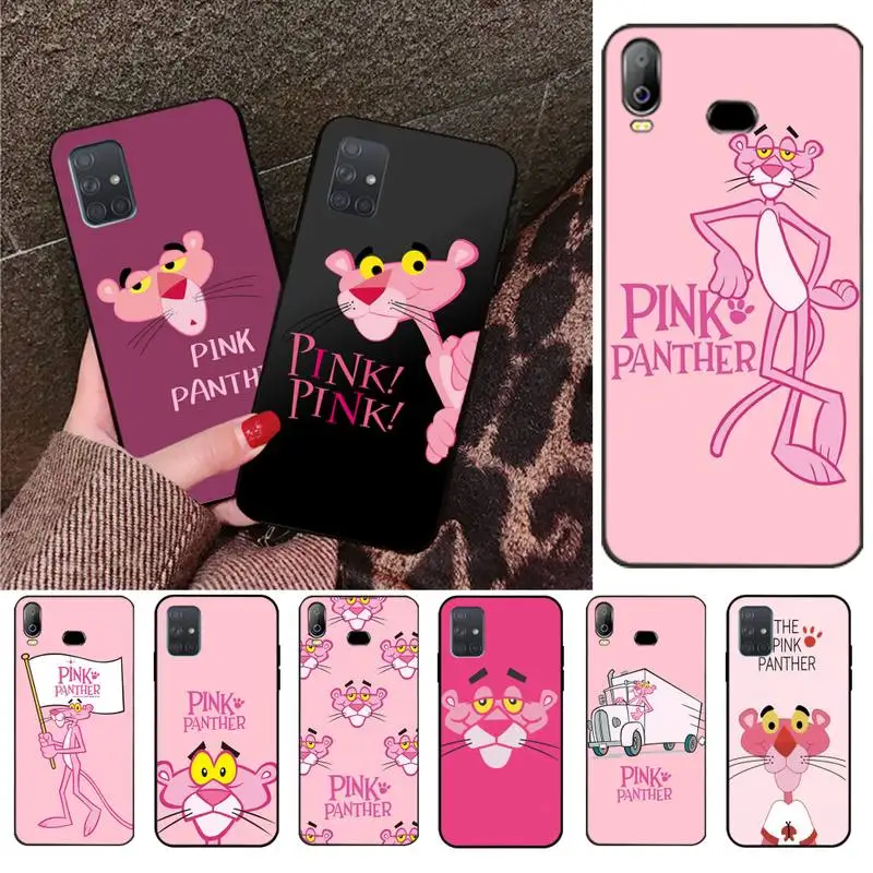 

Cute pine panther DIY Painted Bling Phone Case For Samsung A10 A20 A30 A40 A50 A70 A80 A71 A51 A6 A8 2018