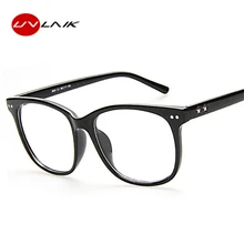 UVLAIK, женские ретро очки, оправа со звездами, декоративные дужки, аксессуары, трендовые плоские зеркальные очки унисекс, оправа для очков