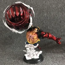 

30cm One Piece Anime Figure GK Monkey D Luffy Gear Fourth Ver Action Figure Ace Roronoa Zoro Sabot Children Toys Gifts Figurine