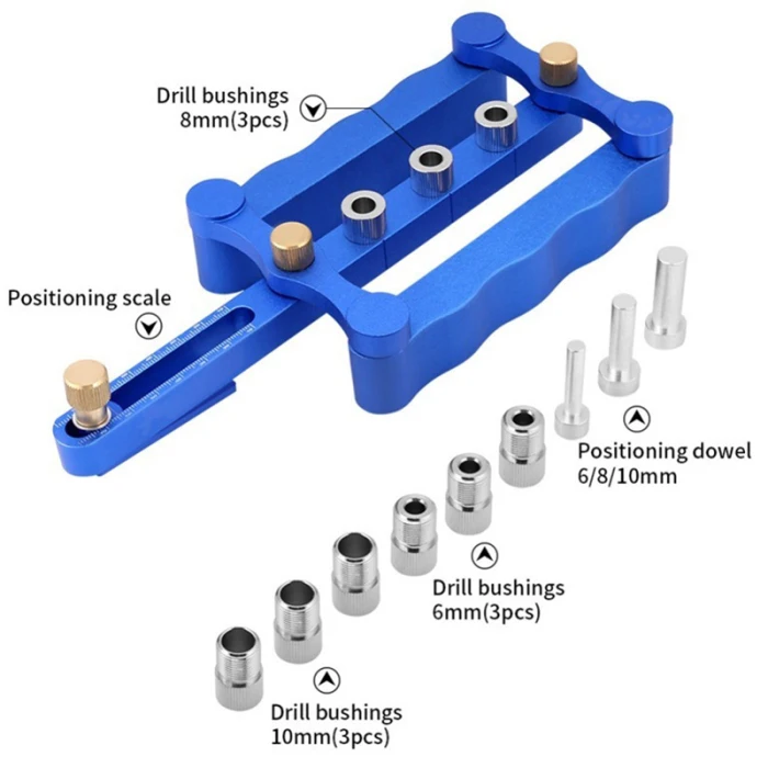 Само центрирующий вертикальный универсальный шаблон комплект позиционирования приспособление 6/8/10 мм Сверление дерева недавно 30