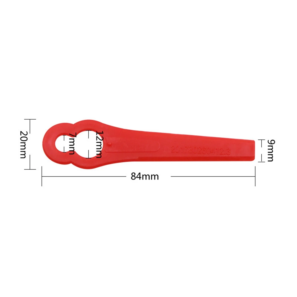 100Pcs Swing Plastic Blade Pendants Cordless Grass Trimmer for Florabest Cordless Grass Trimmer Brushcutter Garden Tools 100Pcs Swing Plastic Blade Pendants Cordless Grass Trimmer for Florabest Cordless Grass Trimmer Brushcutter Garden Tools