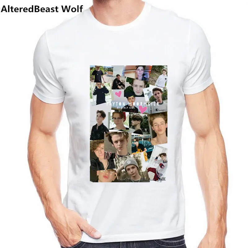 Merch Payton Moormeier Футболка мужская летняя крутая футболка с забавным принтом 2020 Kawaii