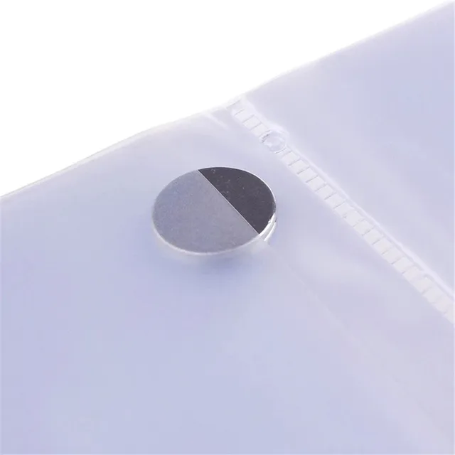 Semi Transparent Card Holder Inside Bag PVC Waterproof Folded ID Credit Bank Name Business Card Pockets Inner Pages Office Suppl 6