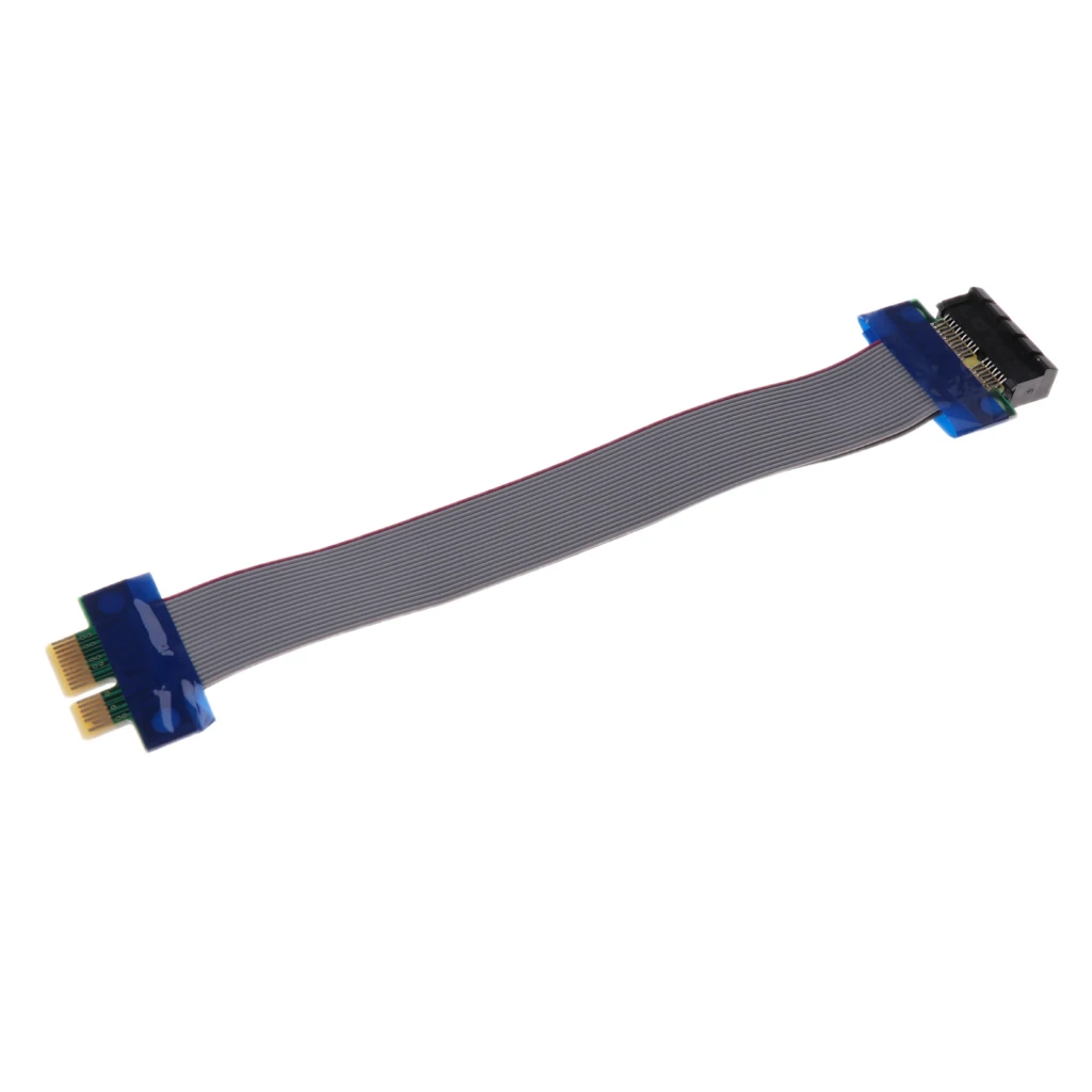 PCI-E 1X Удлинительный кабель для платы переходника ленточный Гибкий Кабель-адаптер