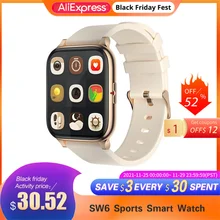 2021 nova sw6 relógio inteligente ip68 à prova dip68 água esportes relógio inteligente bluetooth relógios eletrônicos pulseira inteligente com alça de silicone